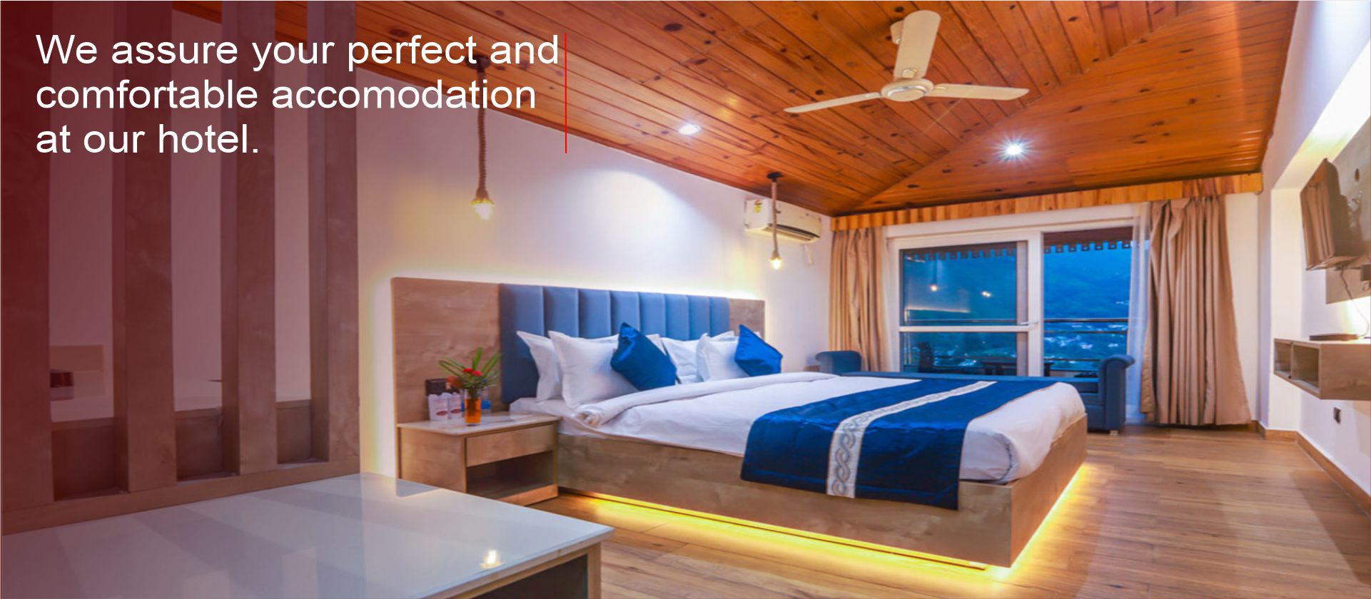 Bhimtal Hotel Panoramic View